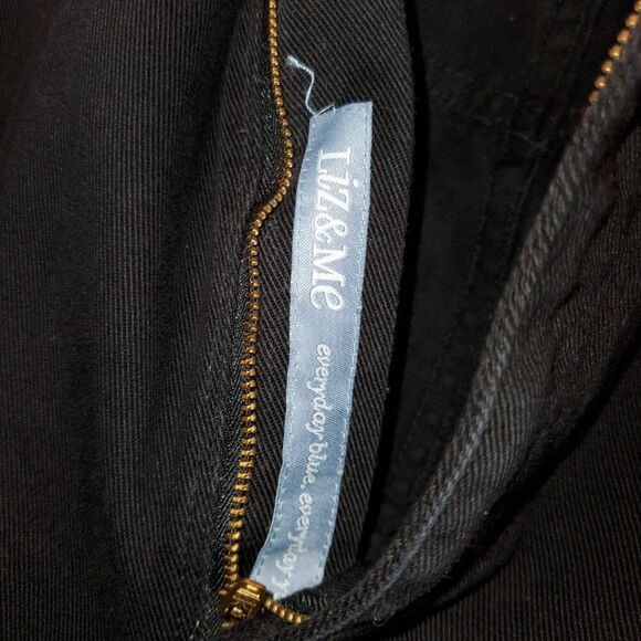 NWOT Liz & Me Black Denim Jeans Women’s Plus size 34W (not 34waist) 6XL - Picture 4 of 6